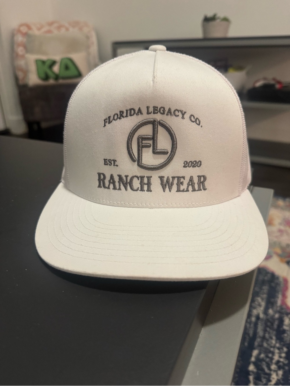 Ranch Wear White Trucker Hat